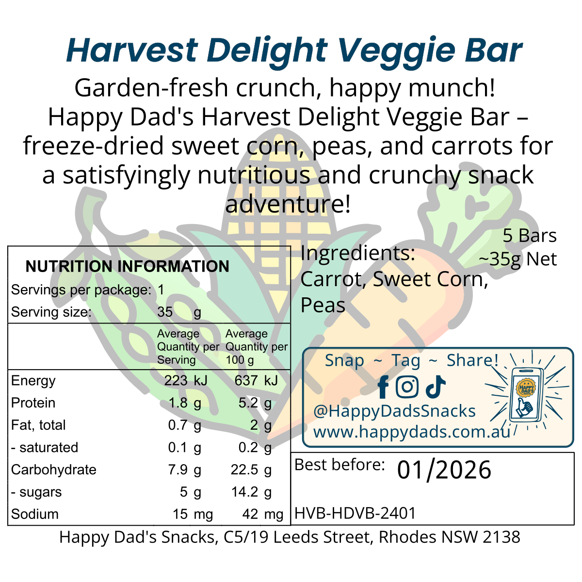 Harvest Delight Veggie Bar - Image 6