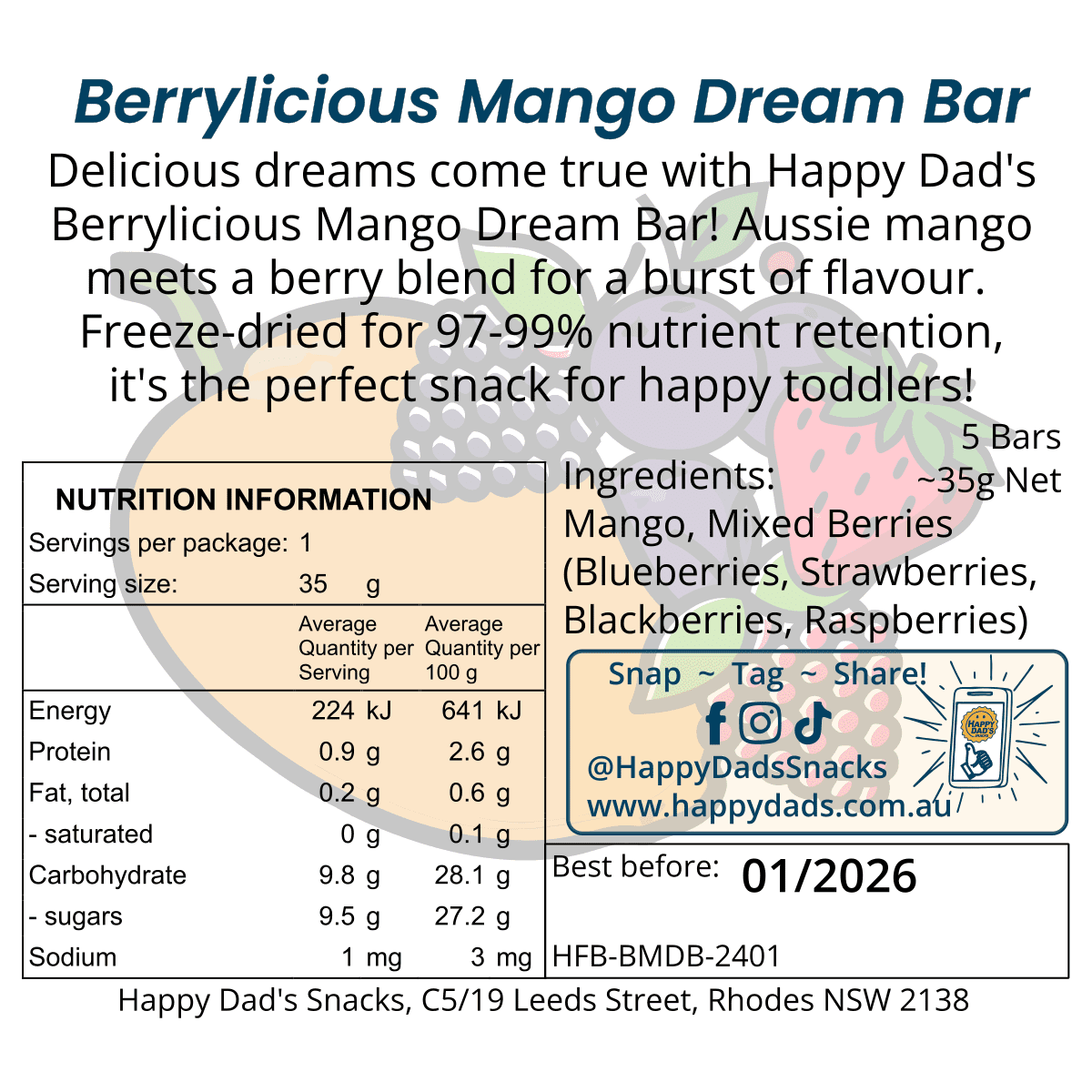 Berrylicious Mango Dream Bar - Image 7