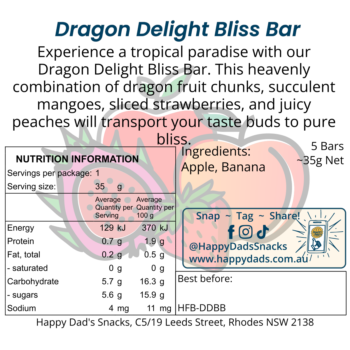 Dragon Delight - Label-Back